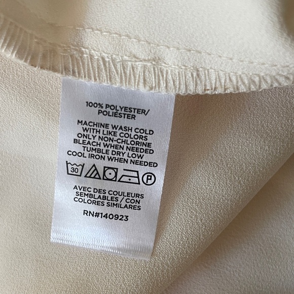 Loft Cream Ruffle Blouse - Picture 7 of 7